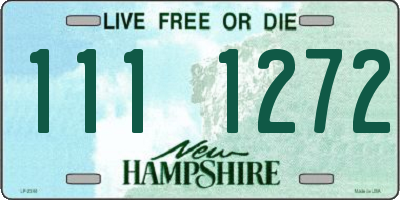 NH license plate 1111272