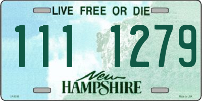 NH license plate 1111279