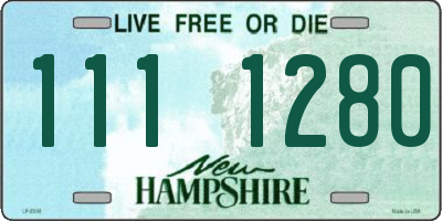 NH license plate 1111280