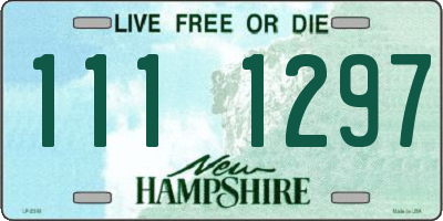 NH license plate 1111297