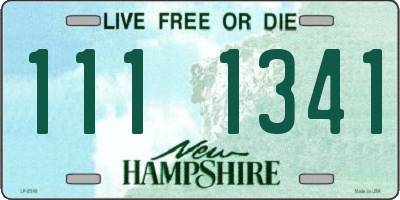 NH license plate 1111341