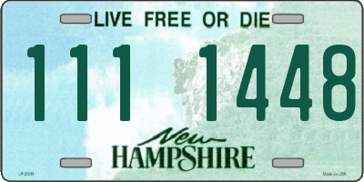 NH license plate 1111448