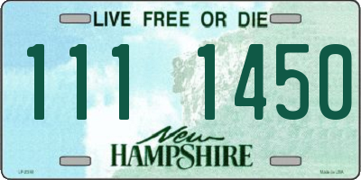 NH license plate 1111450
