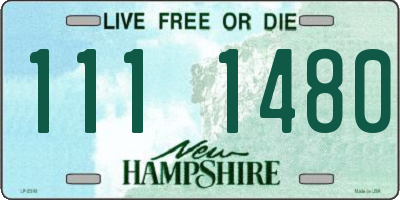NH license plate 1111480