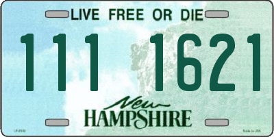 NH license plate 1111621