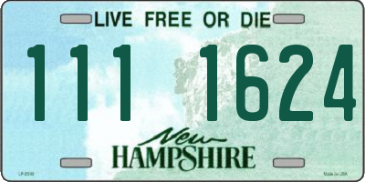 NH license plate 1111624