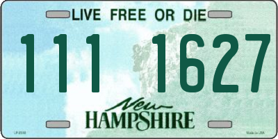 NH license plate 1111627