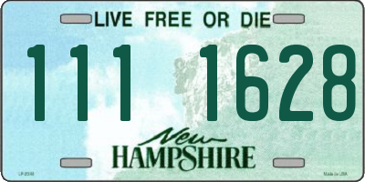 NH license plate 1111628