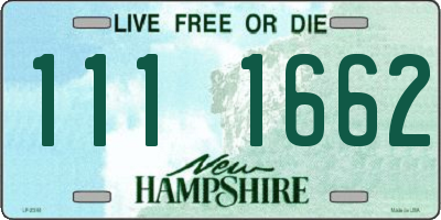 NH license plate 1111662