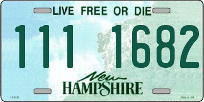NH license plate 1111682