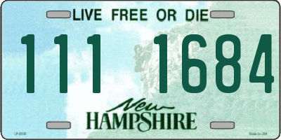 NH license plate 1111684