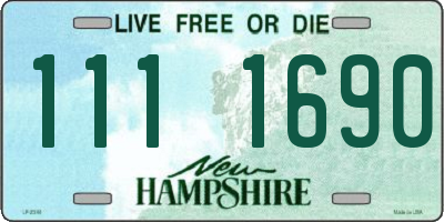 NH license plate 1111690