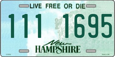 NH license plate 1111695