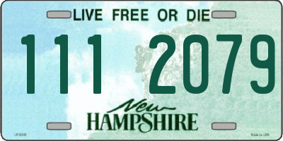 NH license plate 1112079