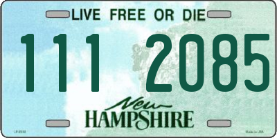 NH license plate 1112085