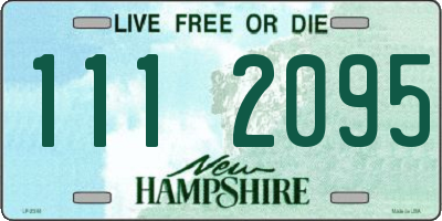 NH license plate 1112095