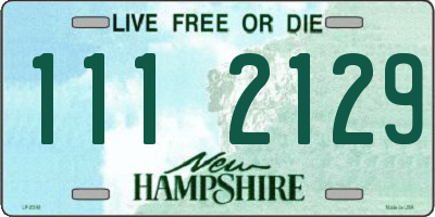 NH license plate 1112129