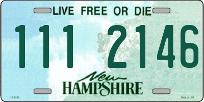 NH license plate 1112146