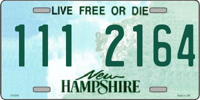 NH license plate 1112164