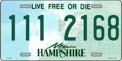 NH license plate 1112168