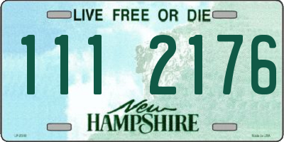 NH license plate 1112176