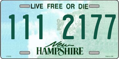 NH license plate 1112177