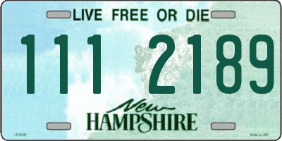 NH license plate 1112189