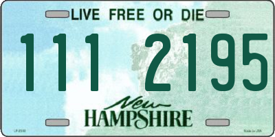 NH license plate 1112195