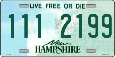 NH license plate 1112199