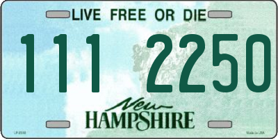 NH license plate 1112250