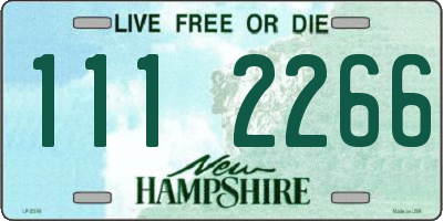 NH license plate 1112266