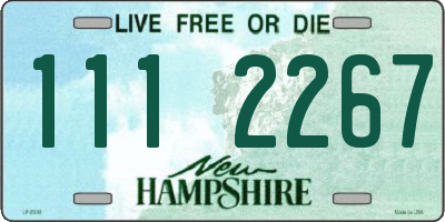 NH license plate 1112267
