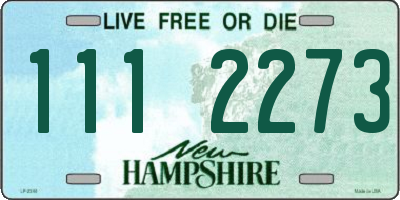 NH license plate 1112273