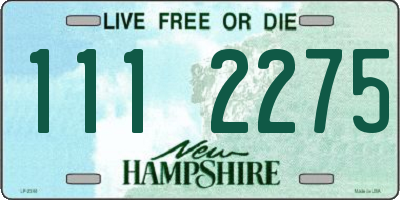 NH license plate 1112275