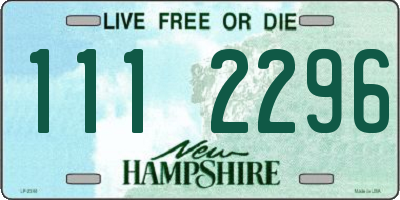 NH license plate 1112296