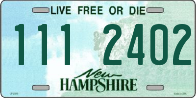 NH license plate 1112402