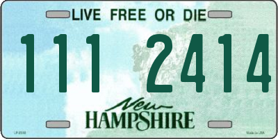 NH license plate 1112414
