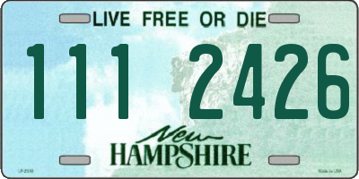 NH license plate 1112426