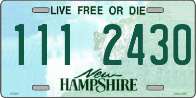 NH license plate 1112430