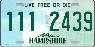 NH license plate 1112439