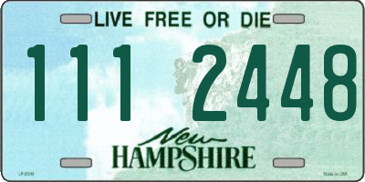 NH license plate 1112448