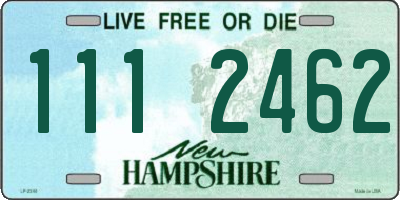 NH license plate 1112462