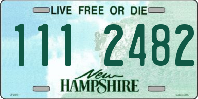 NH license plate 1112482