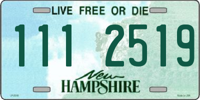NH license plate 1112519