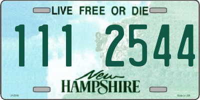 NH license plate 1112544