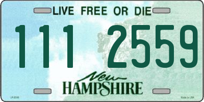 NH license plate 1112559