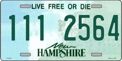 NH license plate 1112564