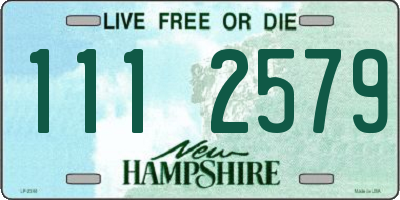 NH license plate 1112579