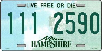 NH license plate 1112590