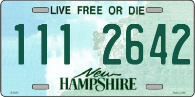 NH license plate 1112642